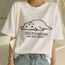 Load image into Gallery viewer, New Cute Cat T Shirt Women Casual Funny Cartoon Print Tshirt Harajuku Kawaii Fashion T-shirt Summer Short Sleeve Top Tees Female